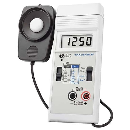 Digi-Sense Traceable Dual-Range Light Meter with Re 98766-92